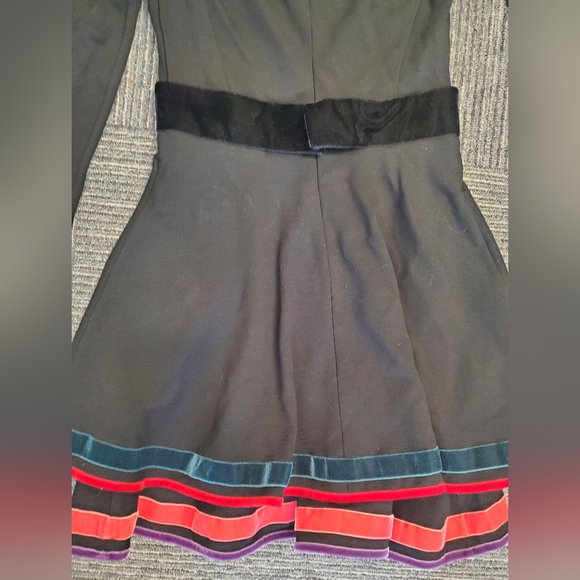 Just Cavalli Black Floral Embroidered Dress sz 40 - Picture 10 of 13